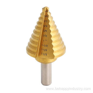 new Step Drill Bit - Titanium Coated